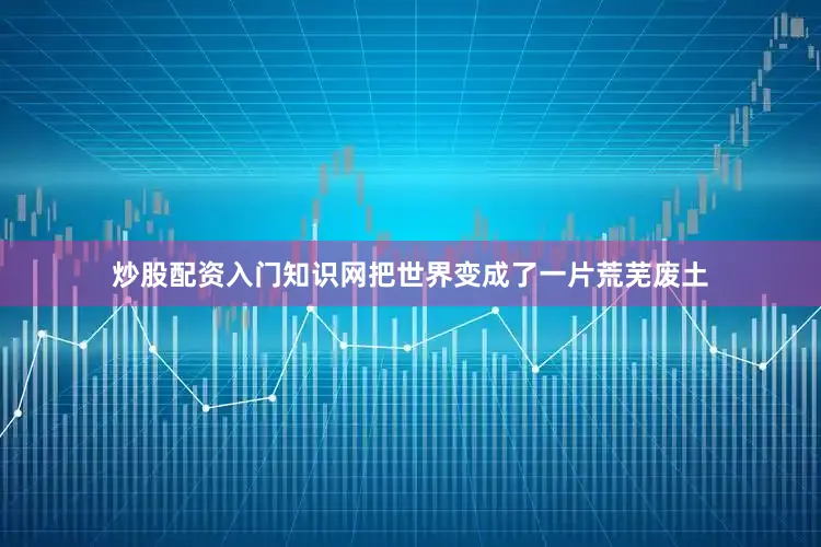 炒股配资入门知识网把世界变成了一片荒芜废土